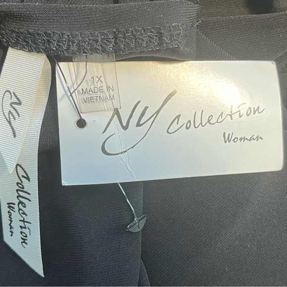 NY COLLECTION WOMAN SIZE 1X BLACK DRESS - Picture 5 of 9